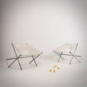 Jacques-Henri Varichon, rare pair of Galaxie armchairs, Steiner, 1969
