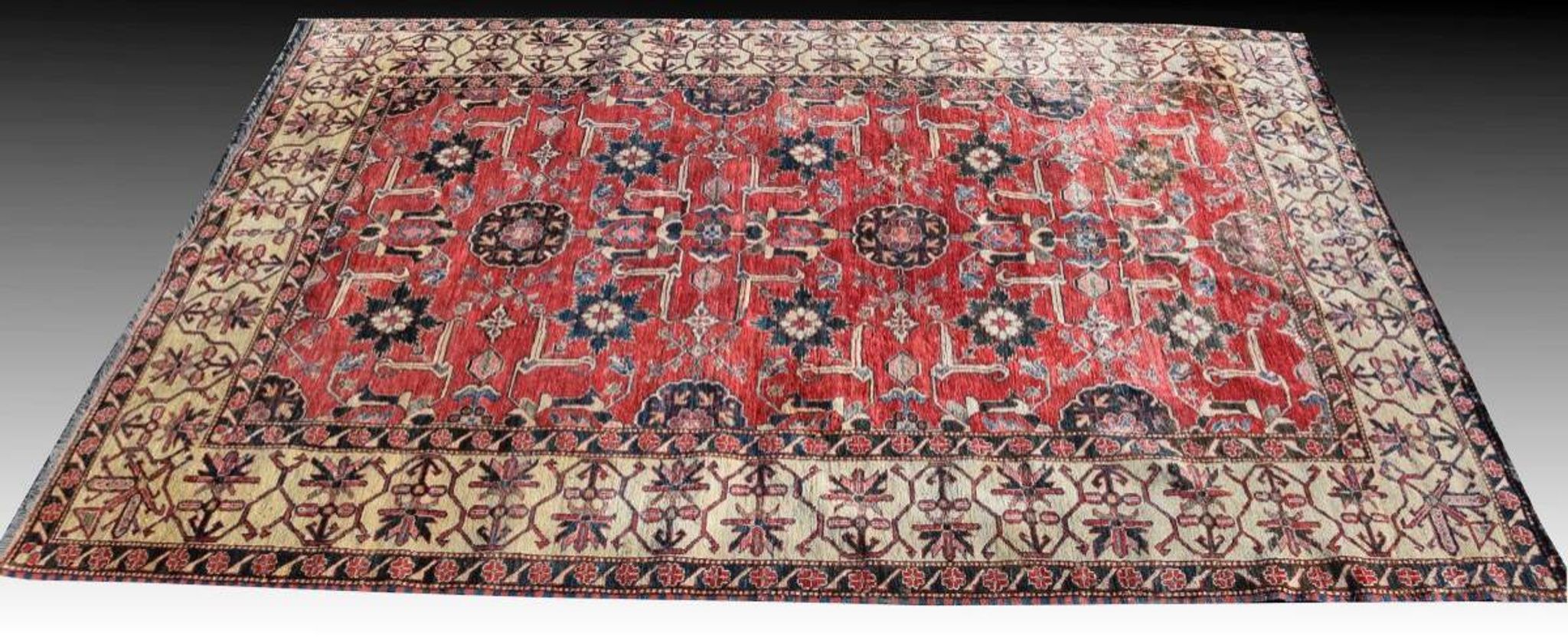Tapis d'orient Ghazni : 3,20 x 2,20 mètres - Fait main