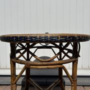 Table rotin et bambou