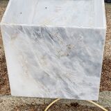 Lamp Georgia Jacob Ophélie and its marble column