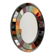 Enamel mirror, anonymous creation signed "Freedom" and numbered.