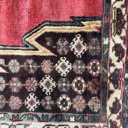 Ancient Persian mazlaghan carpet 126x198 cm