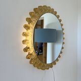 Backlit resin mirror by Hillebrand 1970