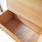 Rattan toy box bench