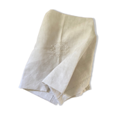 Cotton pillowcase with monogram MR