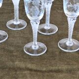 Engraved wine glasses