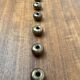 Brutalist Mid-Century Candle Holder in Bronze, 1960s, set of 6