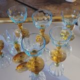 7 George Sand stemmed glasses