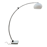 Lampadaire arc design des années 80