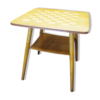 Vintage Coffee Chess Table, 1960s