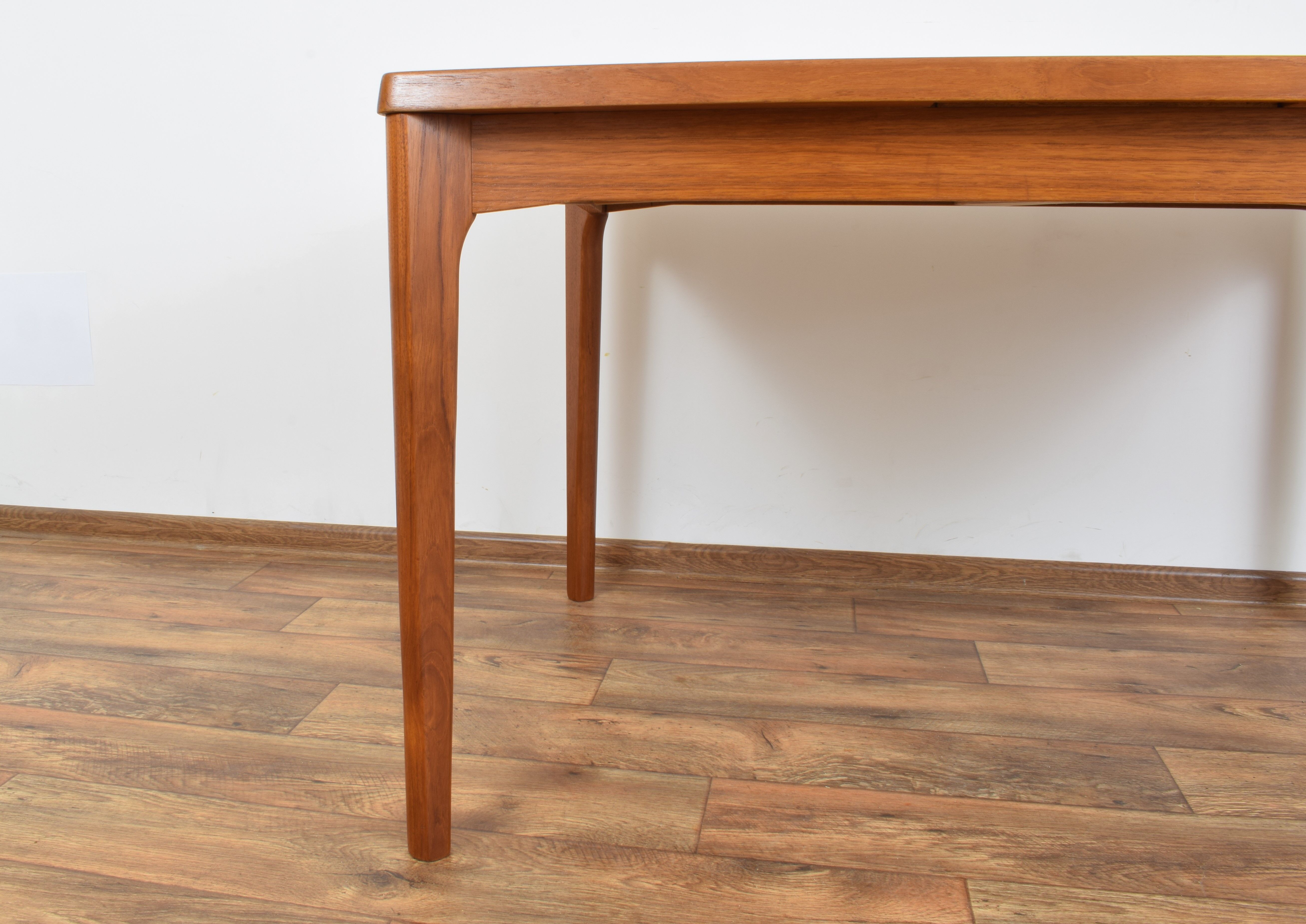 Teak extendable dining table by Henning Kjærnulf for Vejle Mobelfabrik, 1960s