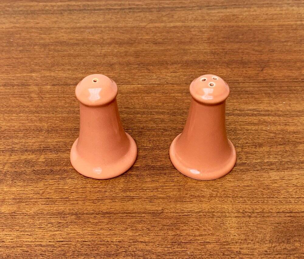 Postmodern ceramic salt and pepper shakers by Gallo Design for Villeroy & Boch, set of 2.