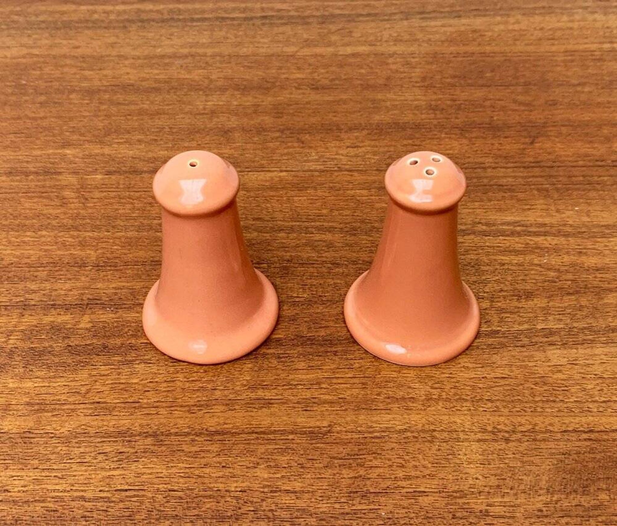 Postmodern ceramic salt and pepper shakers by Gallo Design for Villeroy & Boch, set of 2.