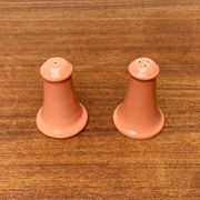 Postmodern ceramic salt and pepper shakers by Gallo Design for Villeroy & Boch, set of 2.