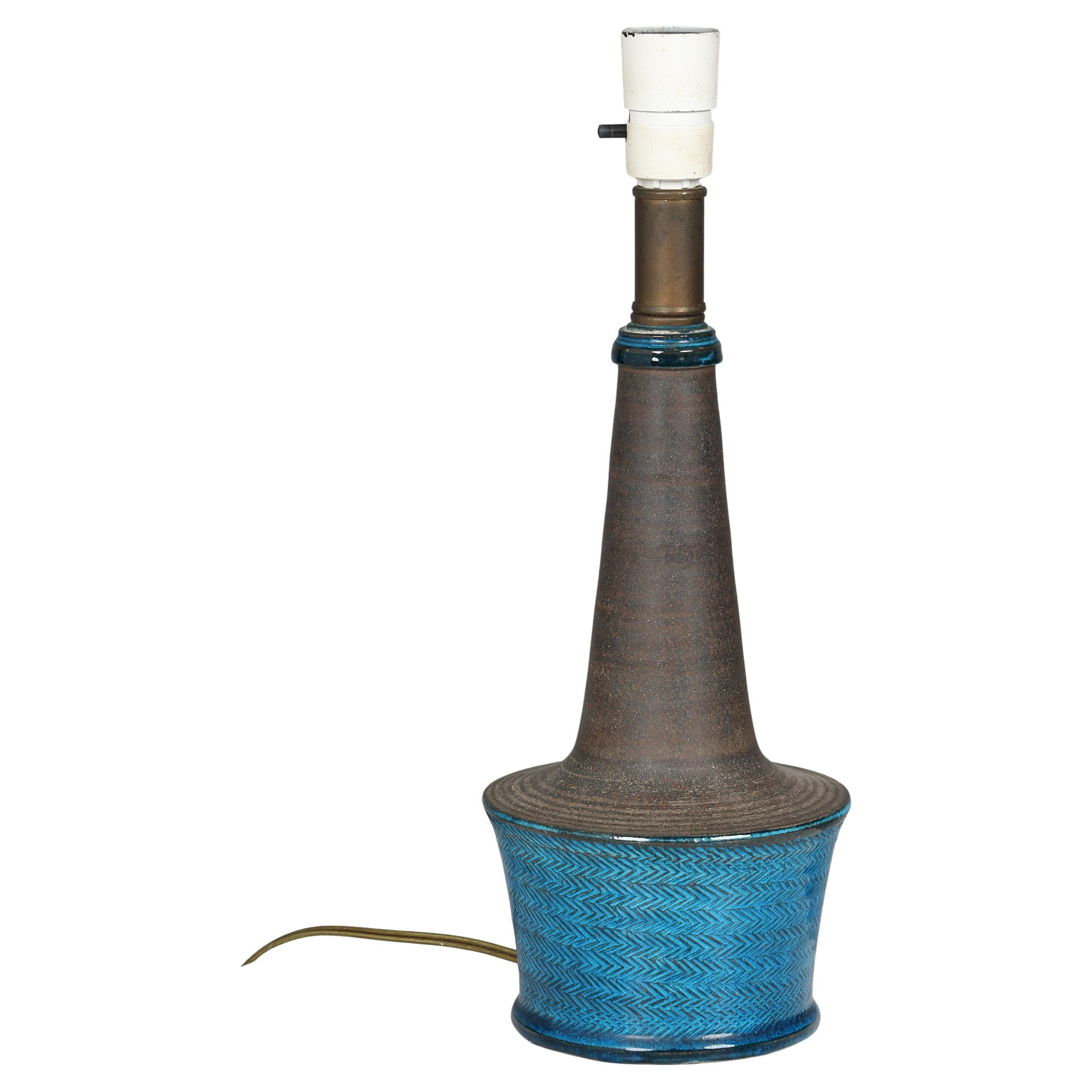 Nils Kahler table lamp made in Næstved, Denmark 1960