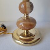 Onyx and opaline lamp