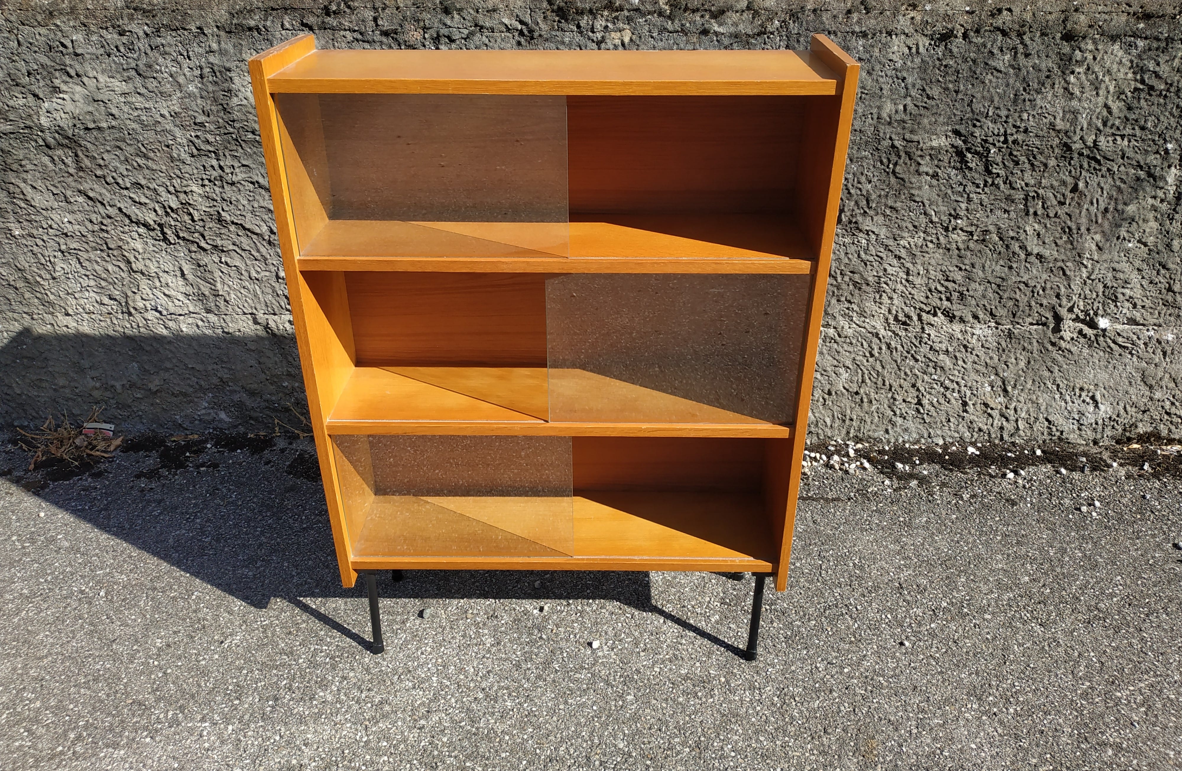 Bookcase showcase vintage 60s