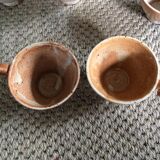 Set of 5 cups in sandstone