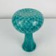Vintage green/blue blown glass vase