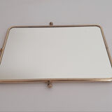 Golden barber mirror