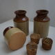 Lot de 3 pots en grès