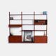 Royal System wall unit by Poul Cadovius for Cado, Denmark, 1960s – 17 pieces