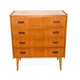 Scandinavian teak chest of drawers, Sweden, 1960
