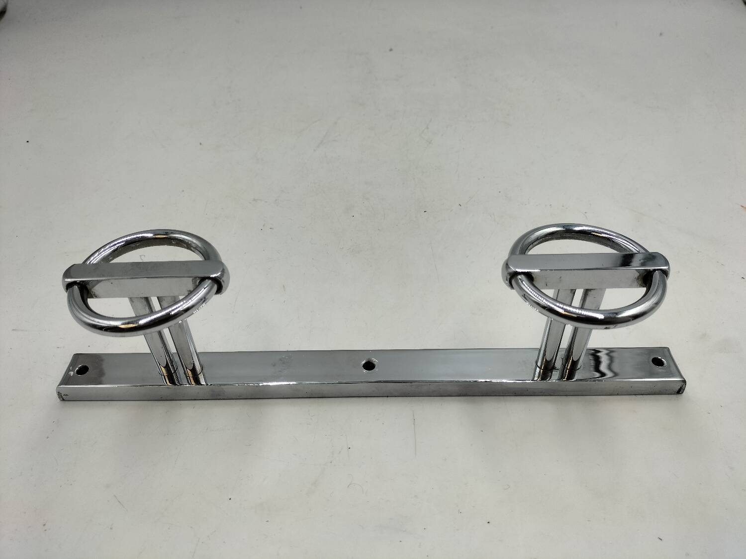 Double coat hook Jean Royère