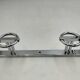 Double coat hook Jean Royère