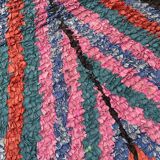 Tapis Berbère Boucherouite coloré - 104 x 202 cm