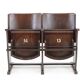 1970 two seater cinema bench by ton, czechoslovakia