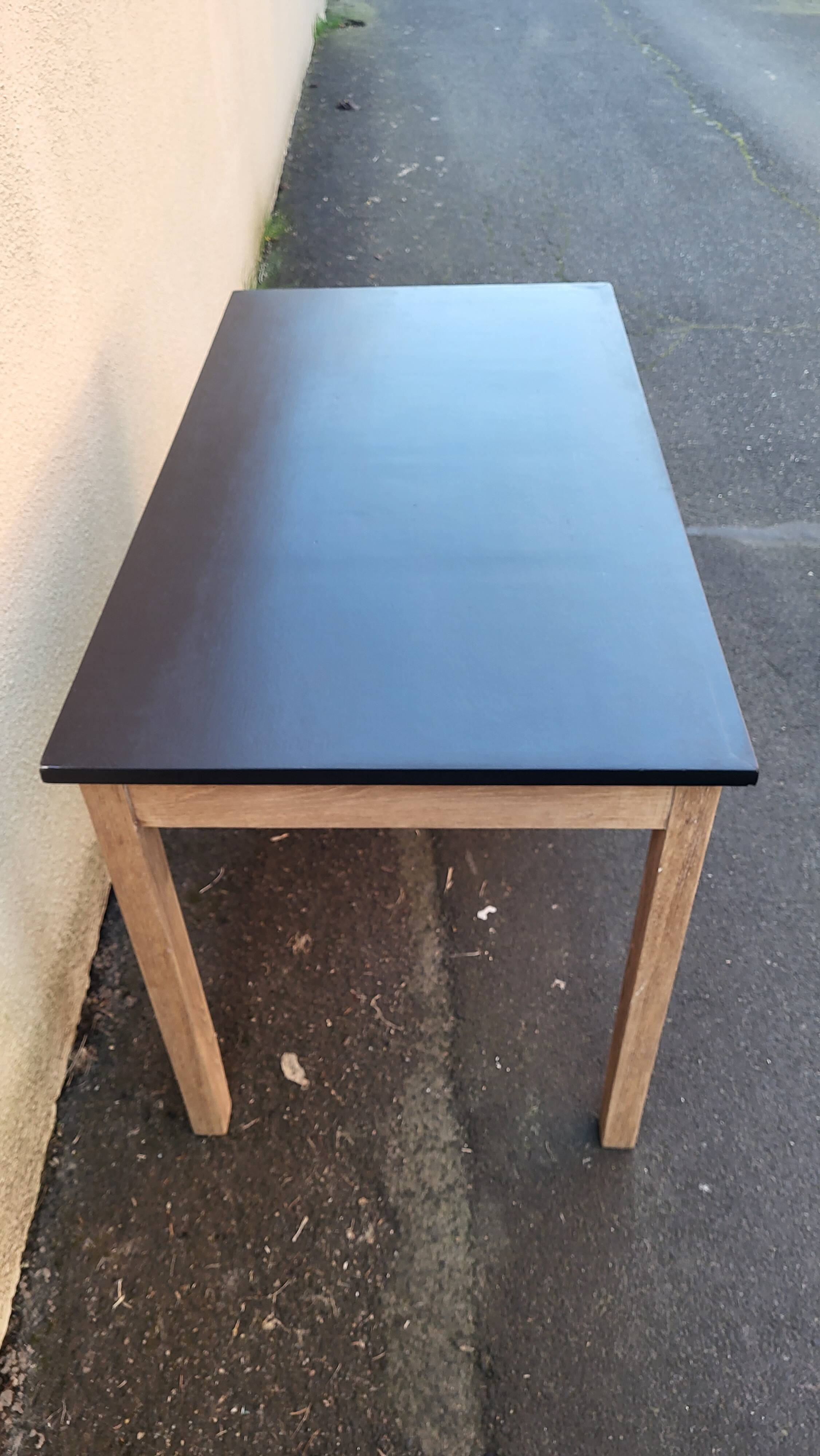 beautiful desk 1940/60 in revamped wood