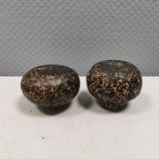 Ceramic salt and pepper set. Danish, estimated to be from the 1980s.