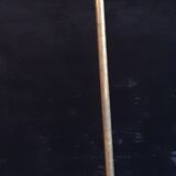 Bronze boat lamp on wooden base