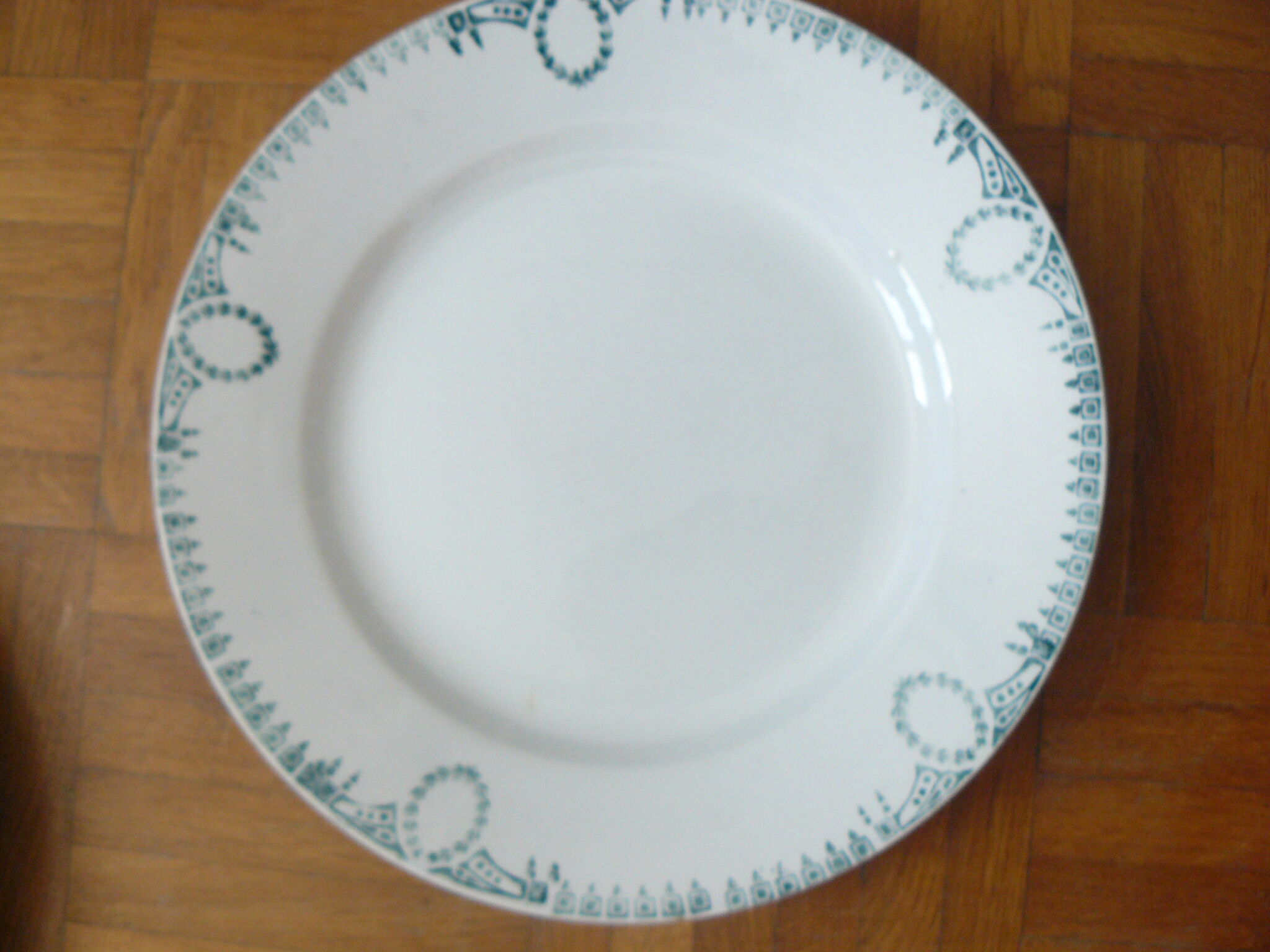 Lot of 6 plates flat st amand Ceranord