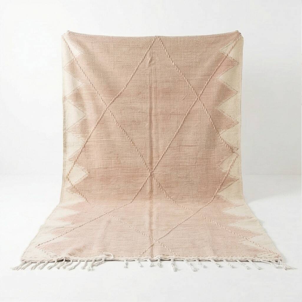 Zanafi pink kilim rug 200x300 cm