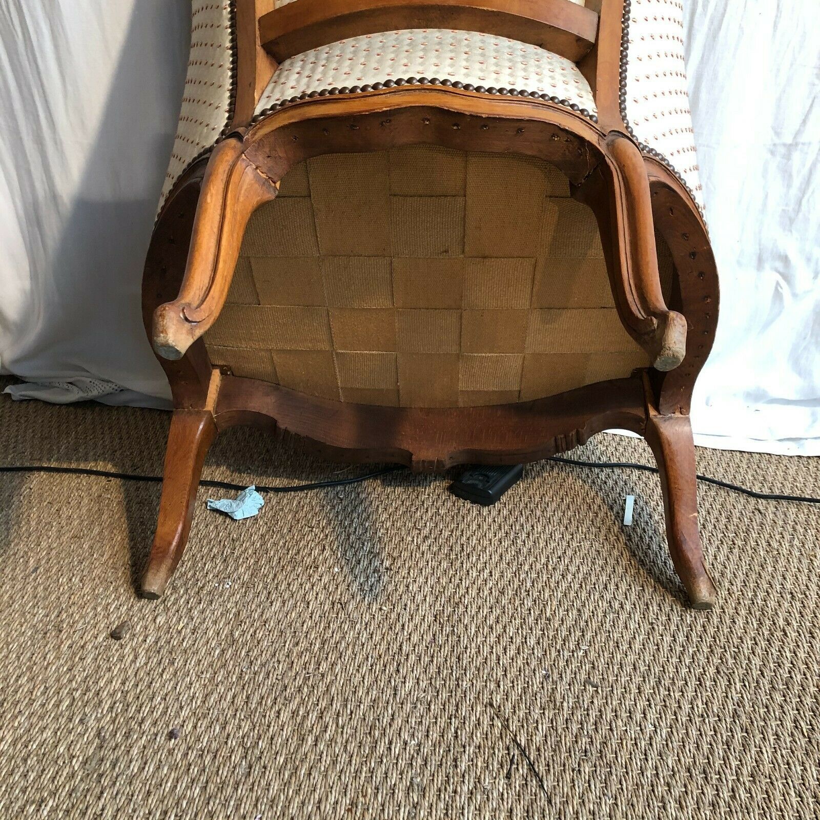 19th century Louis XV-style shepherdess chair