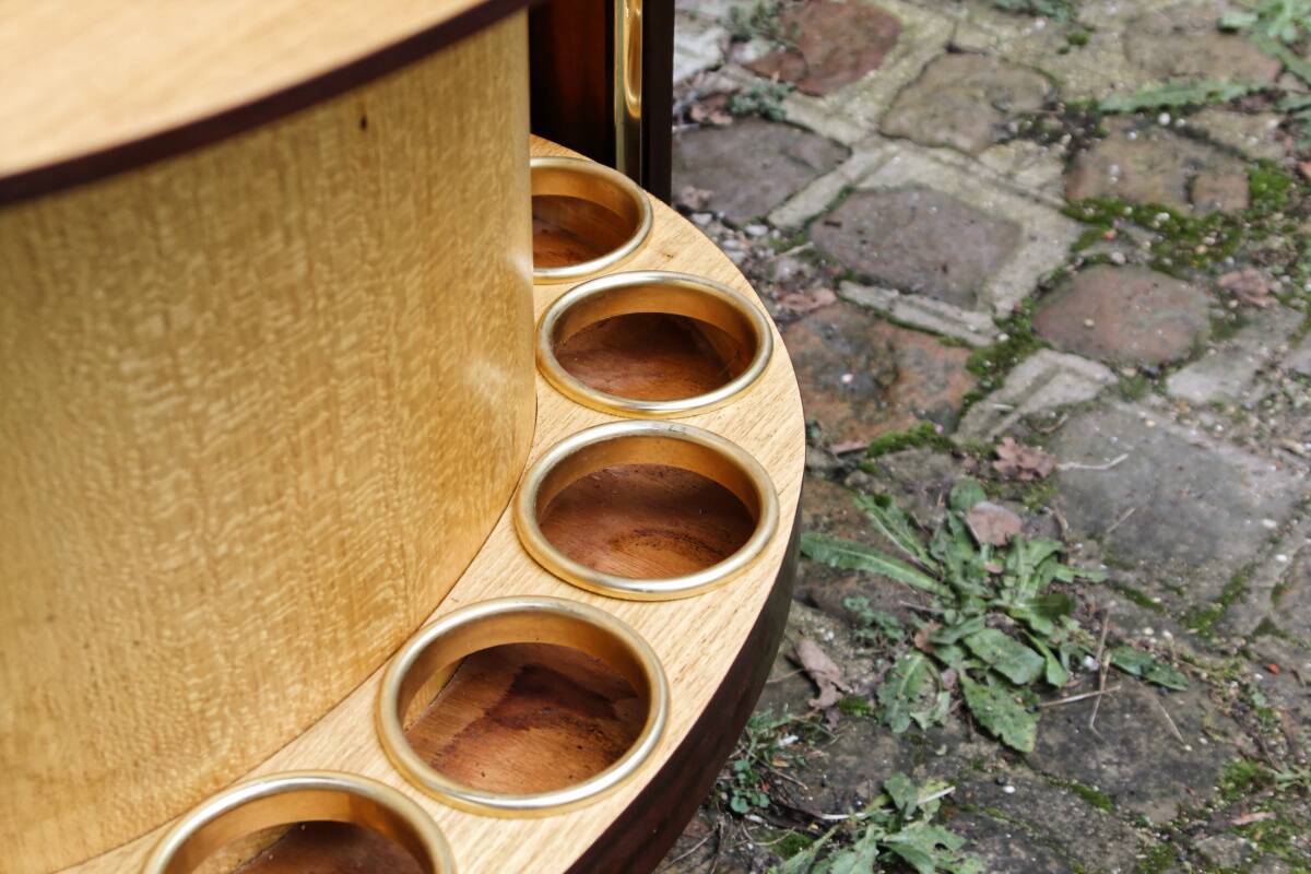 Swivel bar cabinet, 60s