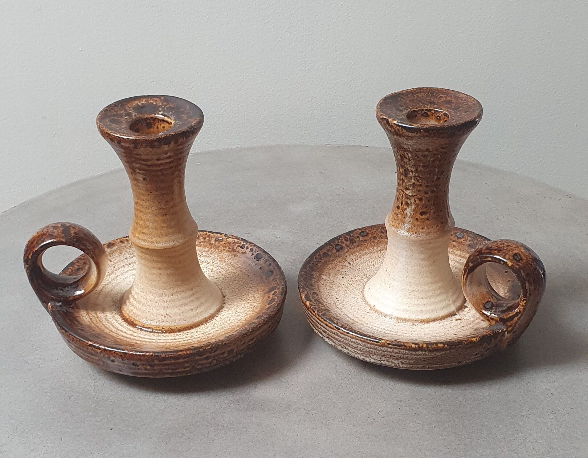 Bougeoirs en céramique