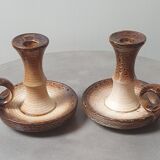 Bougeoirs en céramique