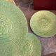Japanese Green Cup Saucer Underplate ANDOI CLOISONNE CLOISON