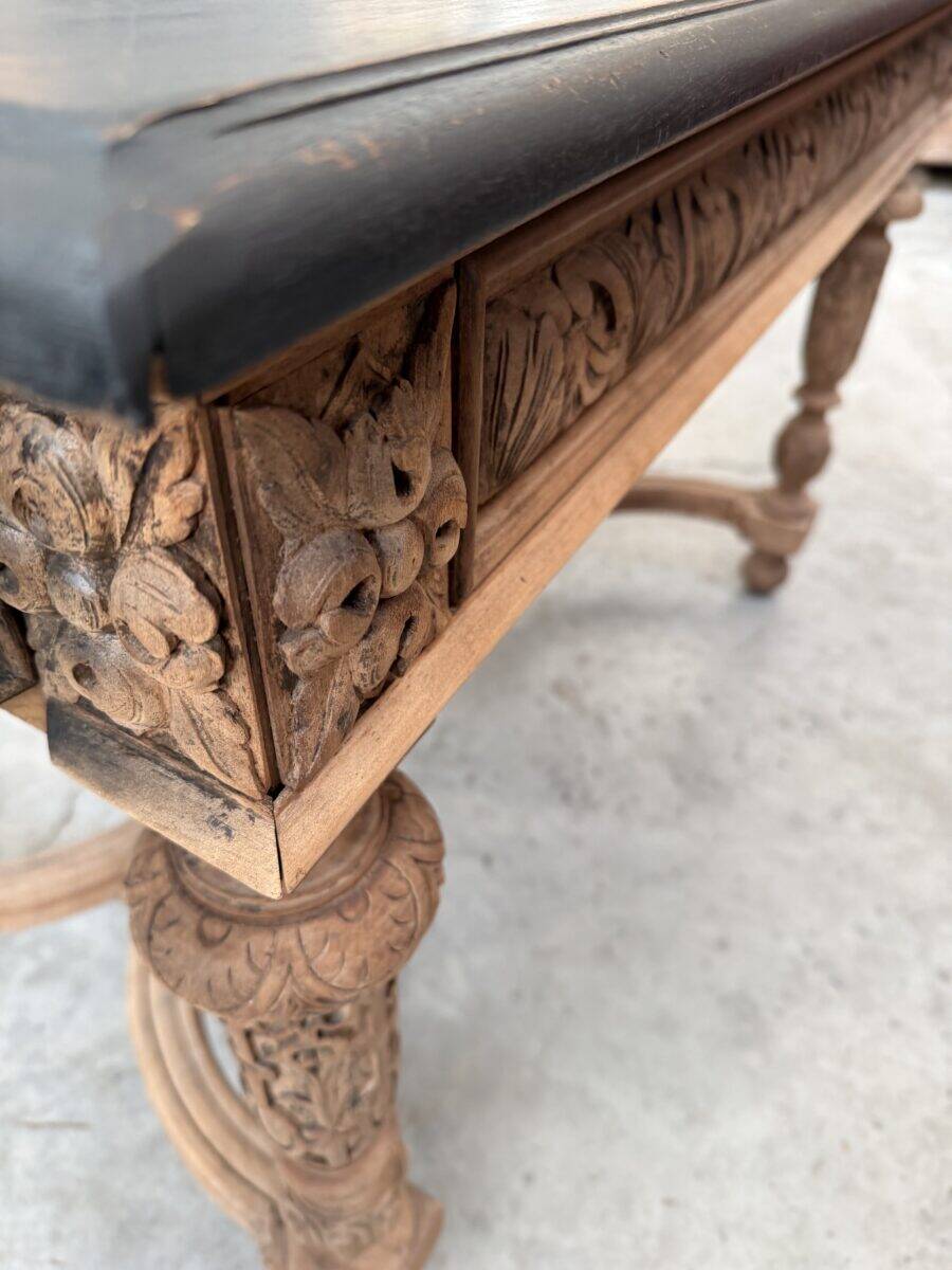 Console en chêne 19ème