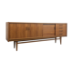 1950s sideboard, teak, sliding doors, restored,