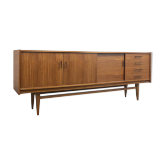 1950s sideboard, teak, sliding doors, restored,
