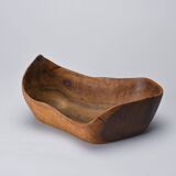 Olive wood cup, signed