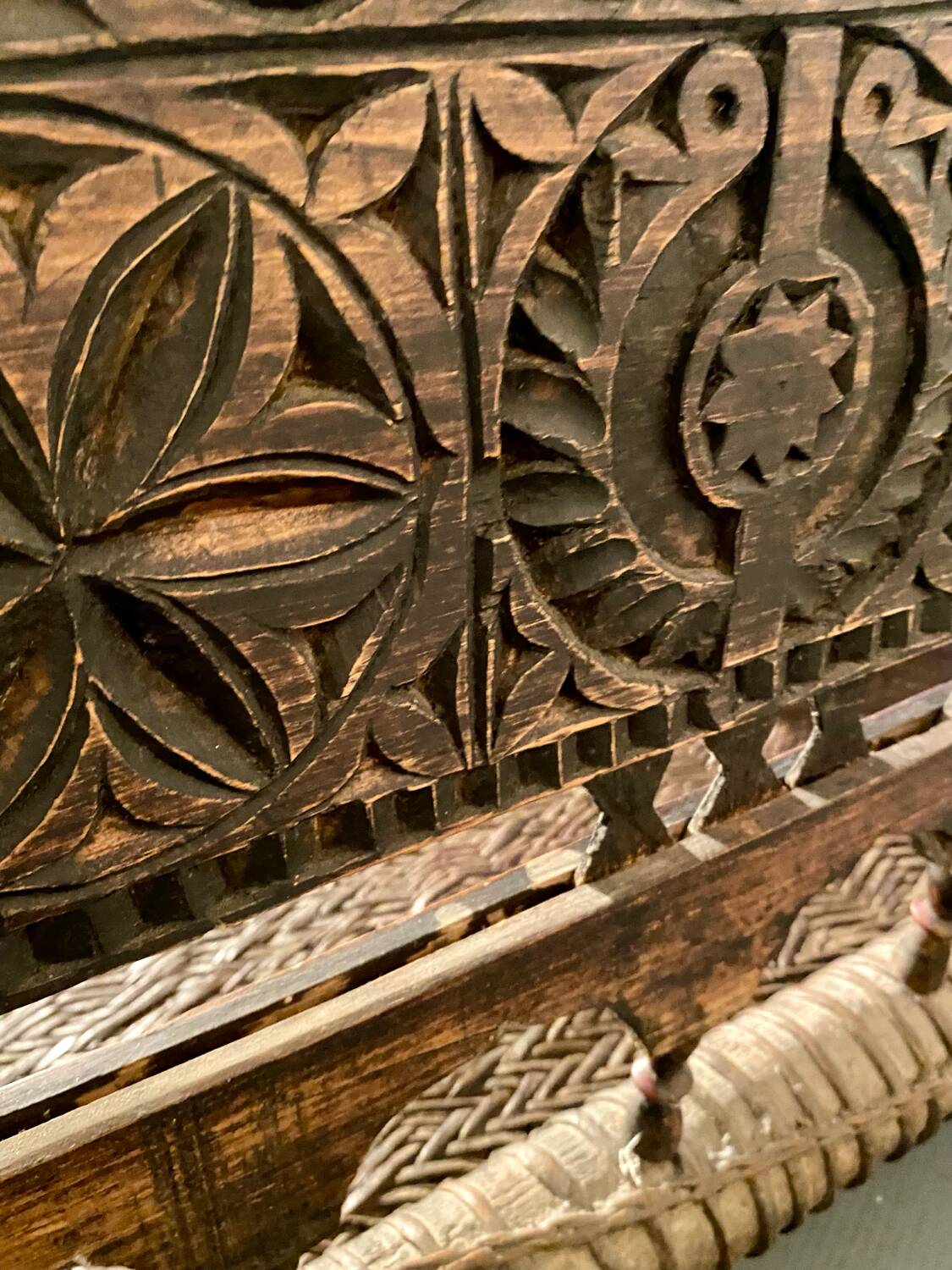 Antique Indian Rajasthani bench