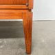 High vintage wooden sideboard with display cabinet and bar - Scandinavian style