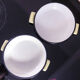 Duo of enamelled sheet metal frying pans