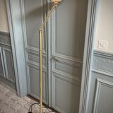 Lampadaire halogène articulé en laiton