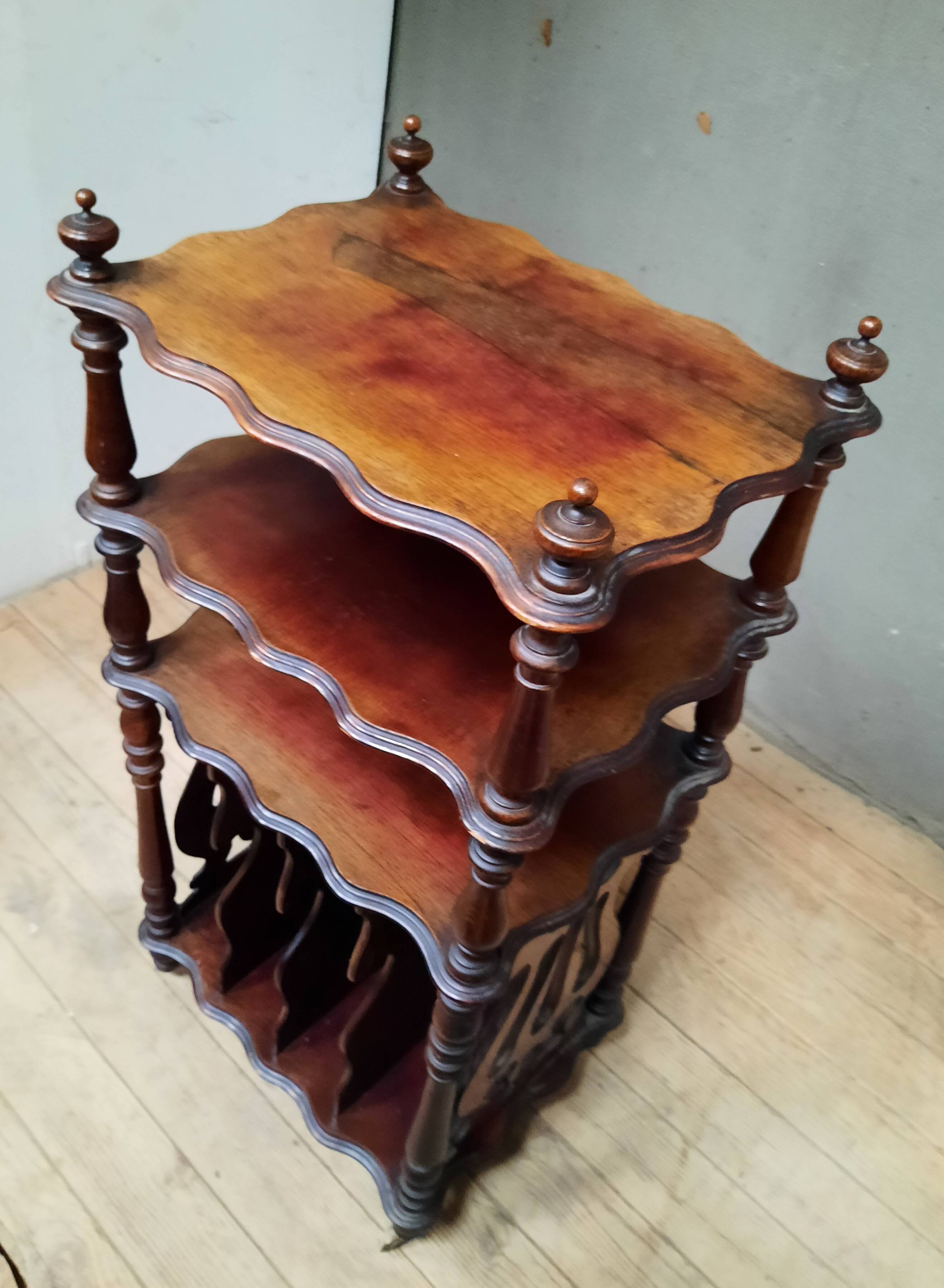 Music cabinet on casters